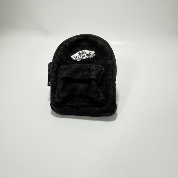Vans Off The Wall  4” BLACK Backpack Keychain Clip - Picture 1 of 3